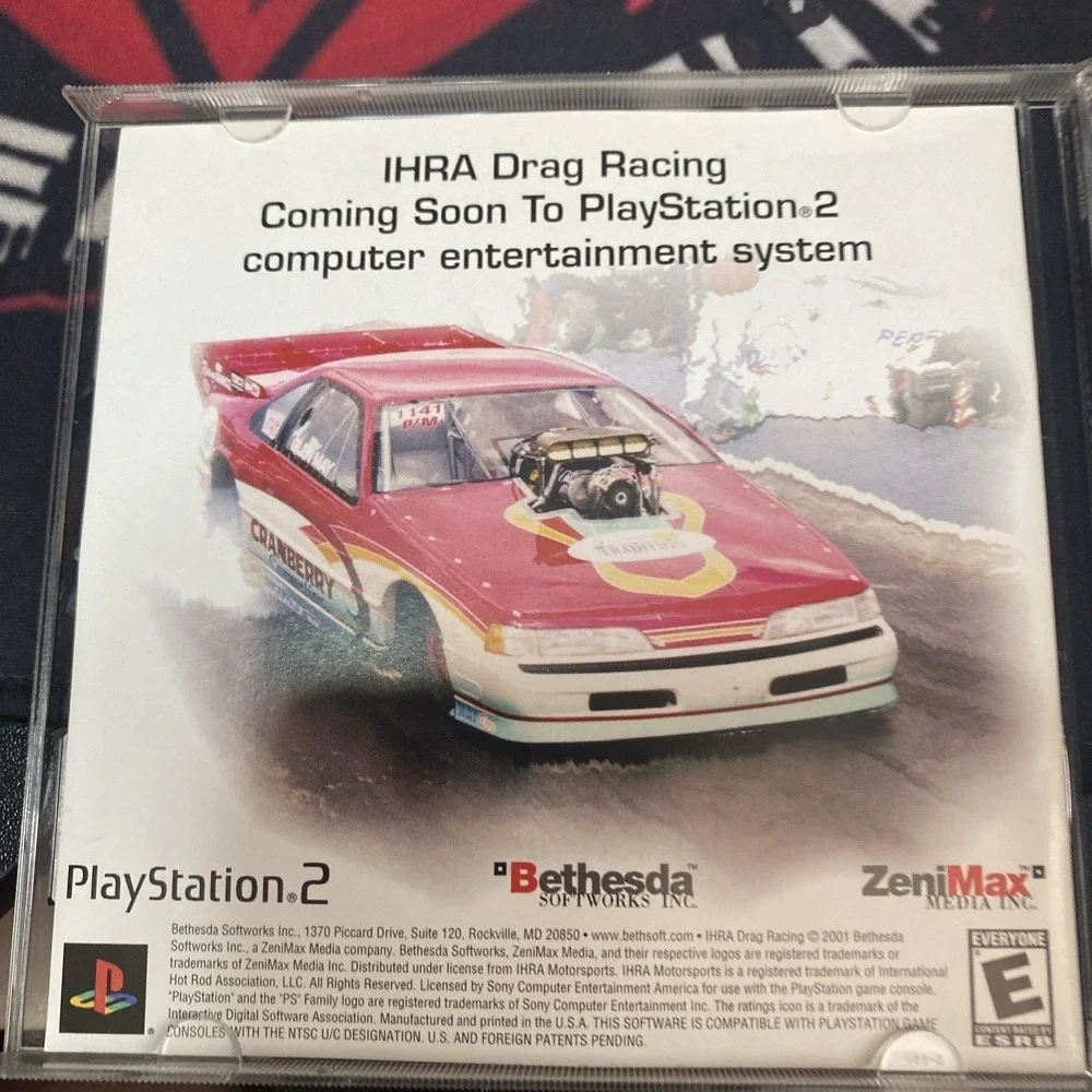 IHRA Motorsports Drag Racing (Sony PlayStation 1, 2001) CIB Ps1